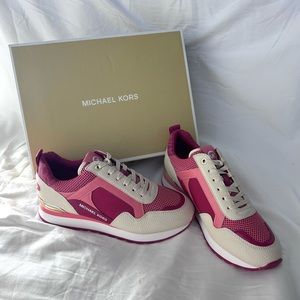 Michael Kors Wilma Trainers (Carmine Pink)